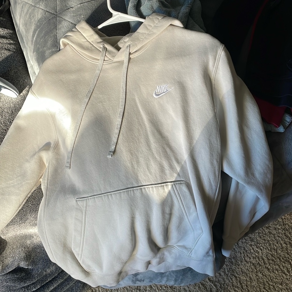 Beige Nike Hoodie
